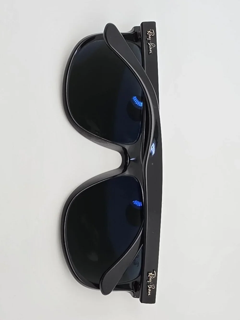 Ray-Ban RB4147 601/58 Boyfriend Black Frame Polarized Green Lens Sunglasses 60mm